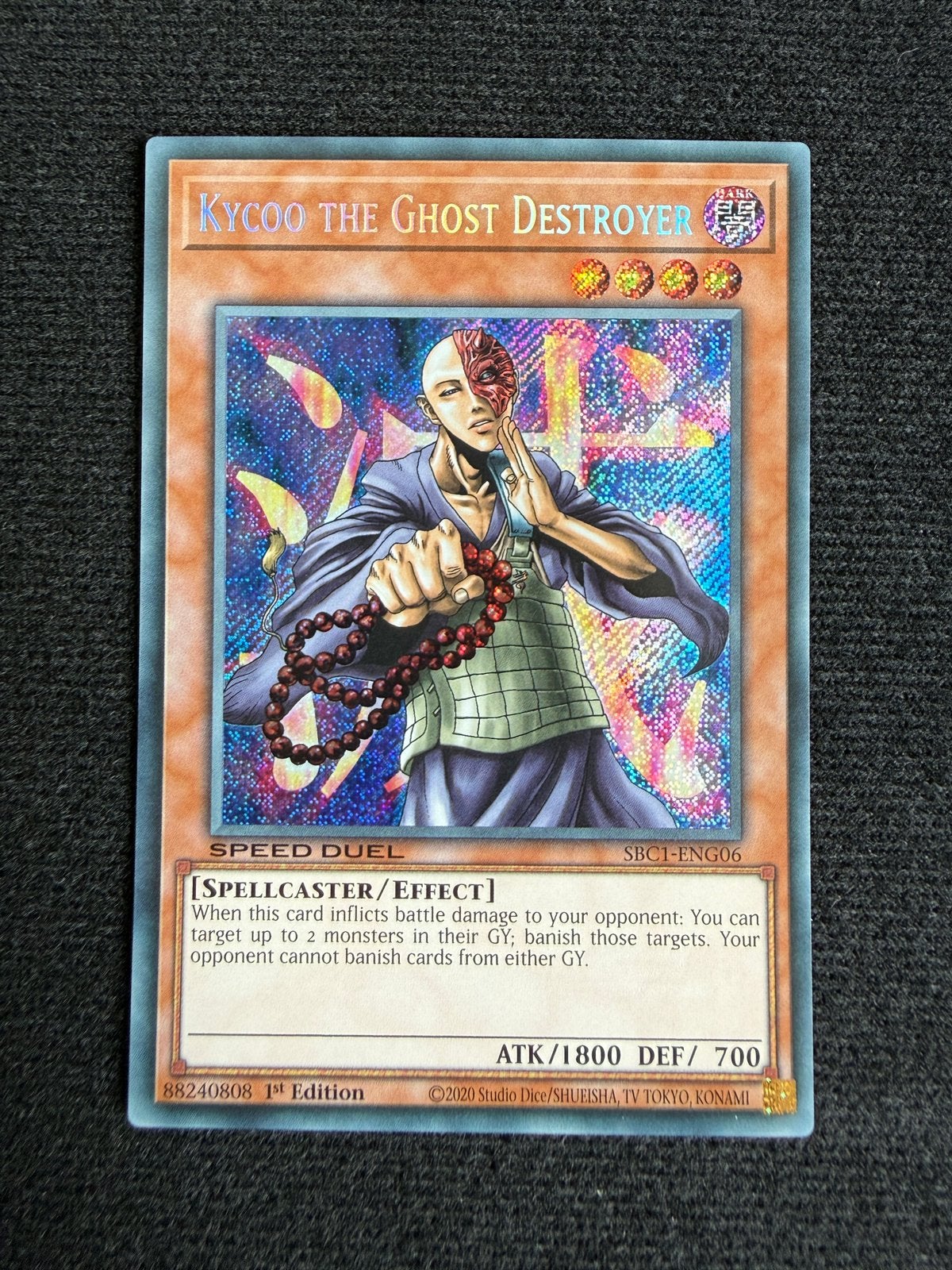 Kycoo the Ghost Destroyer SBC1-ENG06 1st Edition, Verzenden, Zo goed als nieuw, Losse kaart, Foil