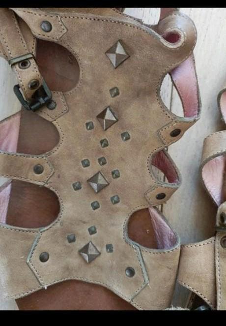 Sandalen Dick Boons, Kleding | Dames, Schoenen, Beige, Zo goed als nieuw, Dick Boons, Sandalen of Muiltjes