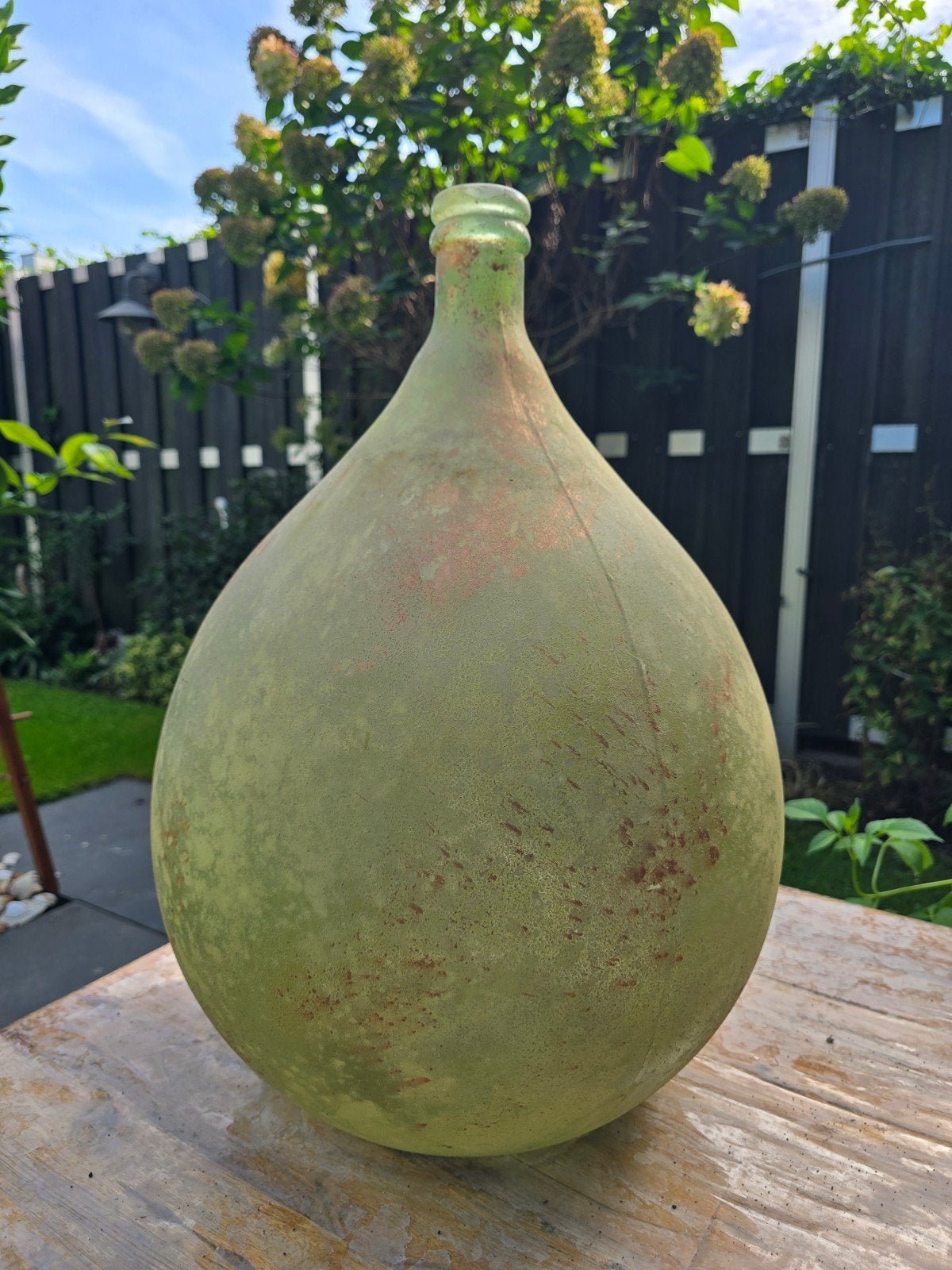 Antieke Italiaanse VEBAD 34 Glazen Demijohn/Carboy, Ophalen