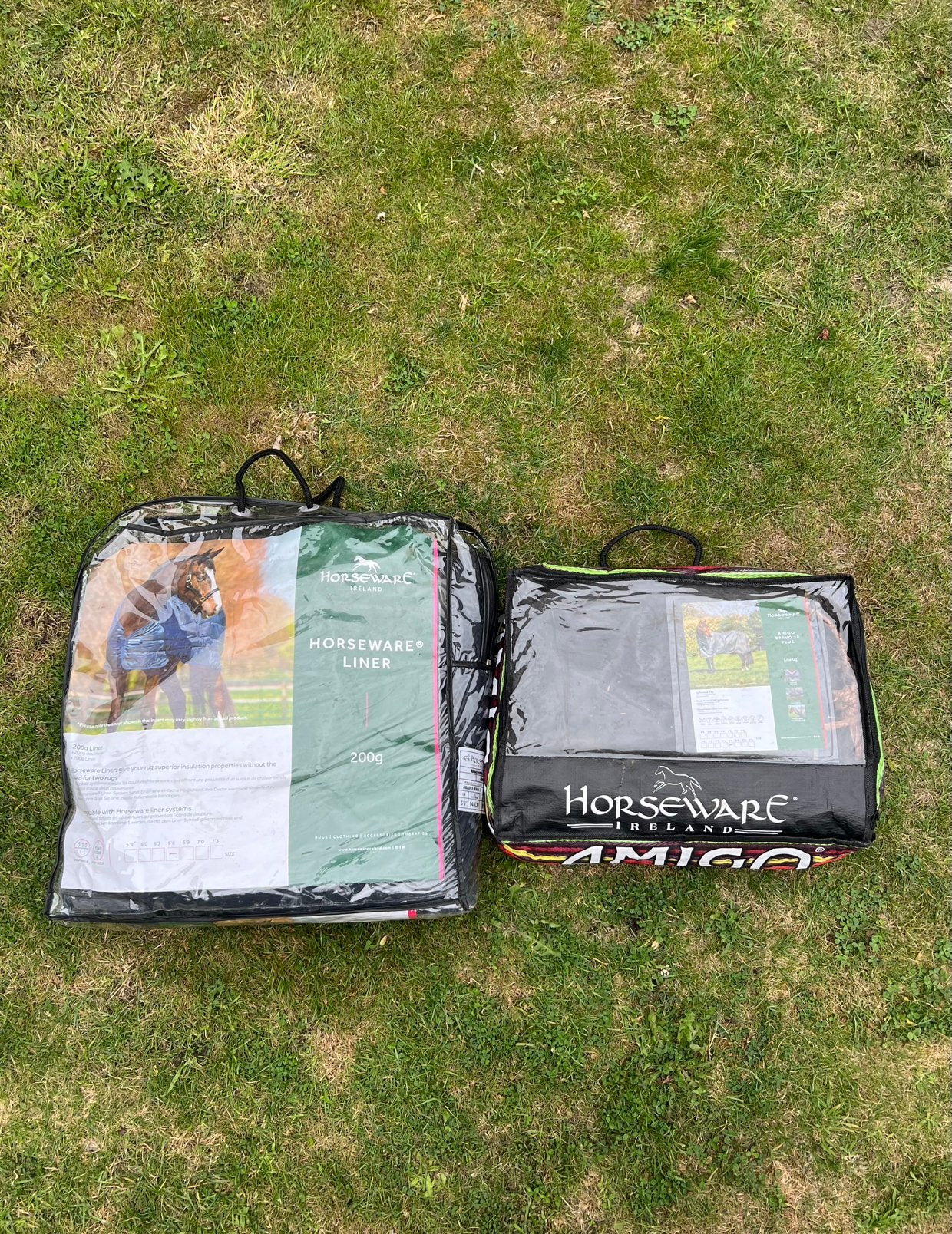 Horseware regendeken met 200 grams liner, Dieren en Toebehoren, Paarden en Pony's | Dekens en Dekjes, Ophalen of Verzenden, Gebruikt