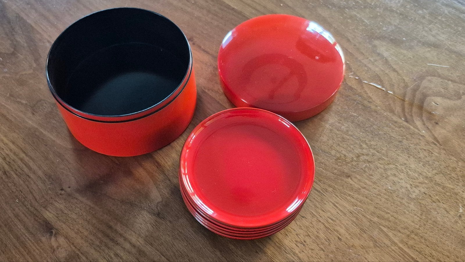 Laurids Lonborg-onderzetters Retro Vintage als nieuw, Huis en Inrichting, Ophalen of Verzenden, Glas of Kopje