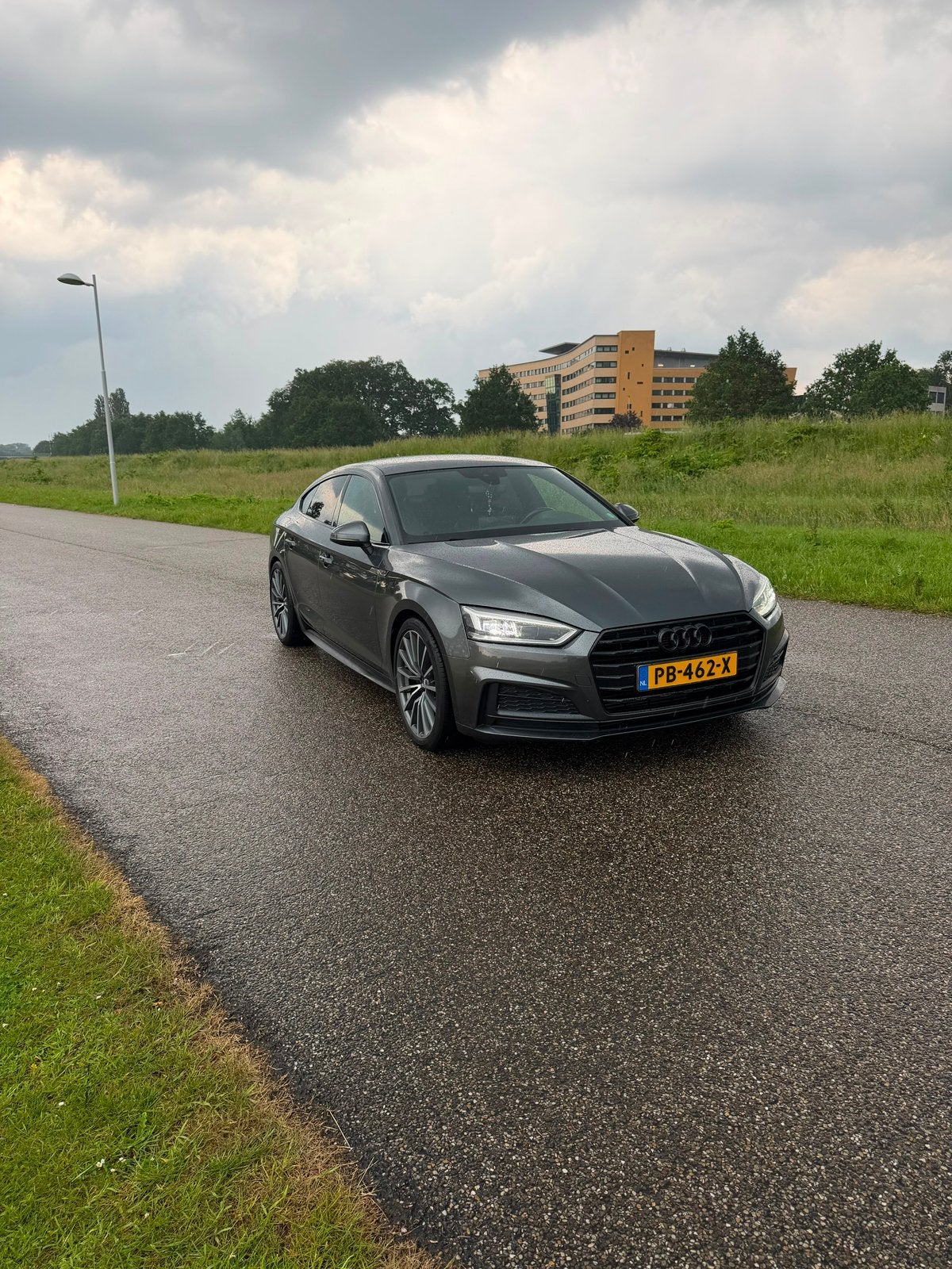 Audi A5 2.0 Tfsi 252pk S Tronic 2017 Grijs, Auto's, 4 cilinders, 1984 cc, 1445 kg, Origineel Nederlands