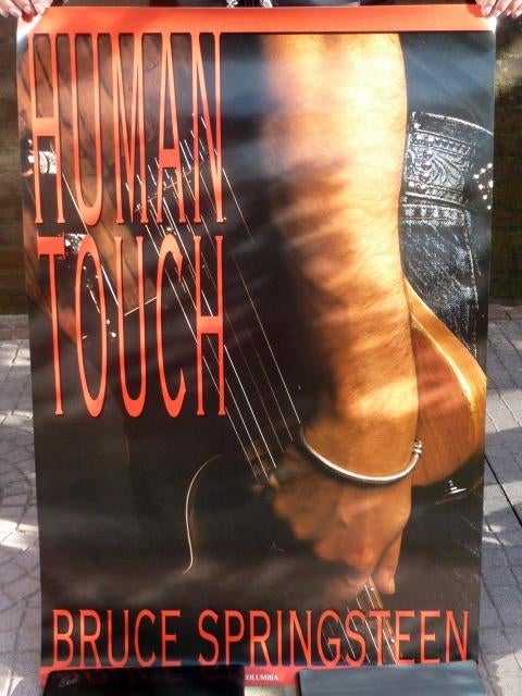 Bruce Springsteen Human Touch poster 35" x 24", Verzenden, Gebruikt, A1 t/m A3, Muziek