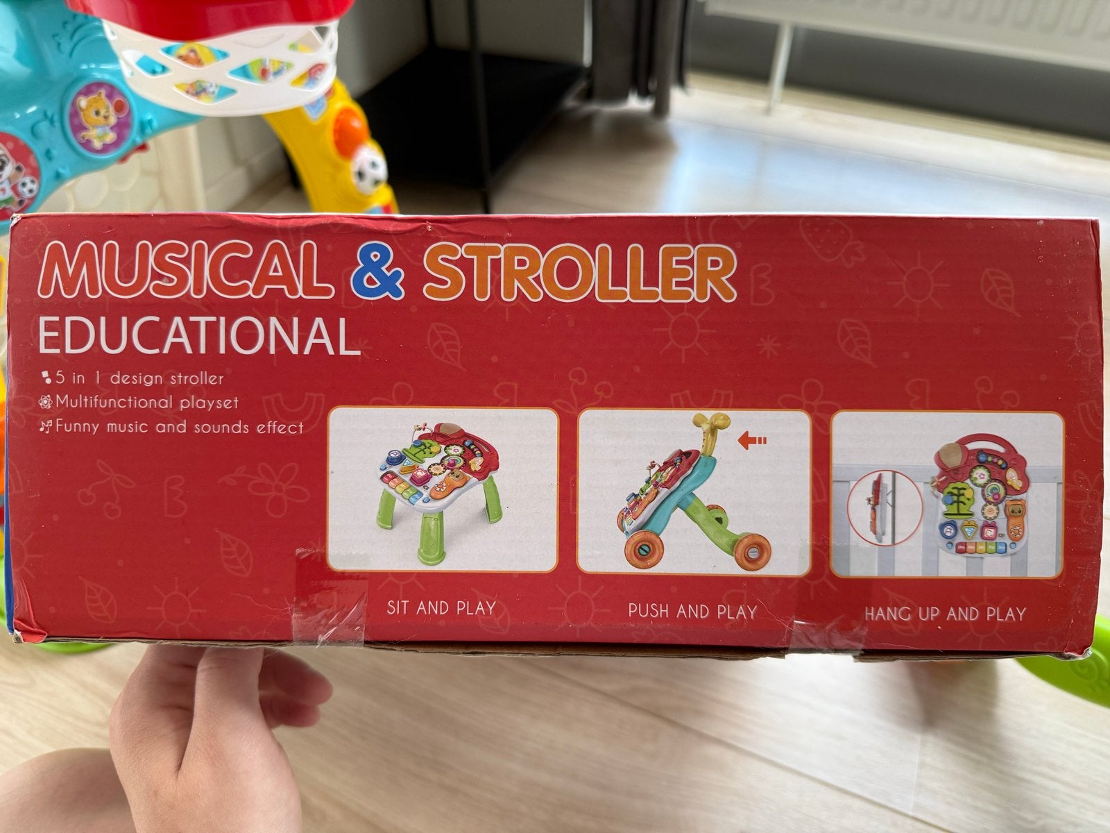 2-in-1 Babywalker met Muziek en Licht, Ophalen, Zo goed als nieuw, Overige typen, Met licht