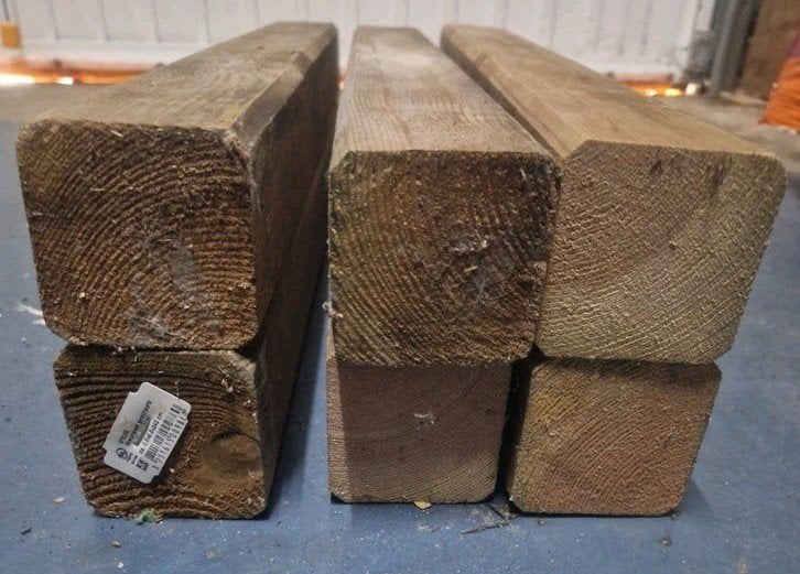 6x tuinpalen/balken overig, Tuin en Terras, Ophalen of Verzenden, Gebruikt, 180 tot 250 cm, Palen
