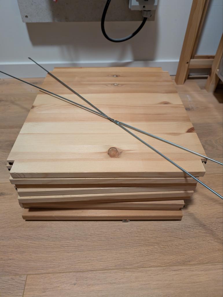 Ikea Ivar planken 42x50 cm, Ophalen, Minder dan 25 mm, Grenen, Zo goed als nieuw