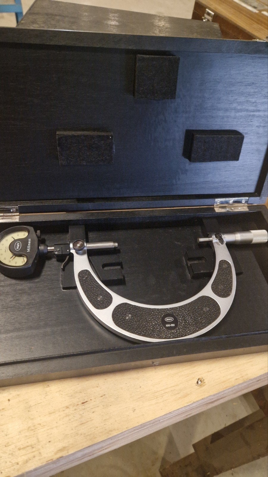 Mehrmeter/buitenmicrometer 100-150 in kistje, Gebruikt, Overige merken, Overige typen, Carl-Mahr-Straße 1, 37073 Göttingen, Duitsland