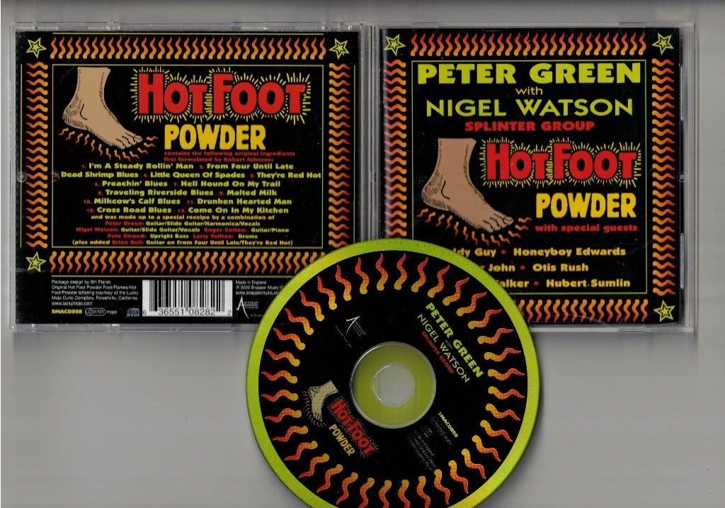PETER GREEN Nigel Watson CD Hot Foot Powder, Cd's en Dvd's, Ophalen of Verzenden, Zo goed als nieuw, Poprock