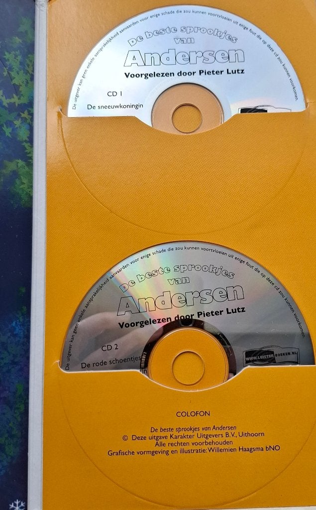De beste sprookjes van Andersen 2 cd luisterboek, Boeken, Ophalen of Verzenden, Hans Christian Andersen, Cd, Kind
