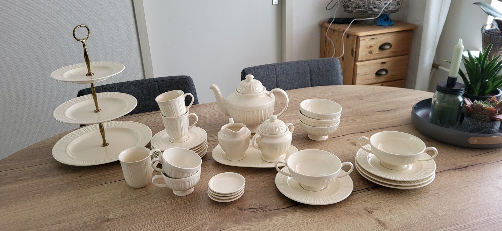 Queens Garden servies, Ophalen