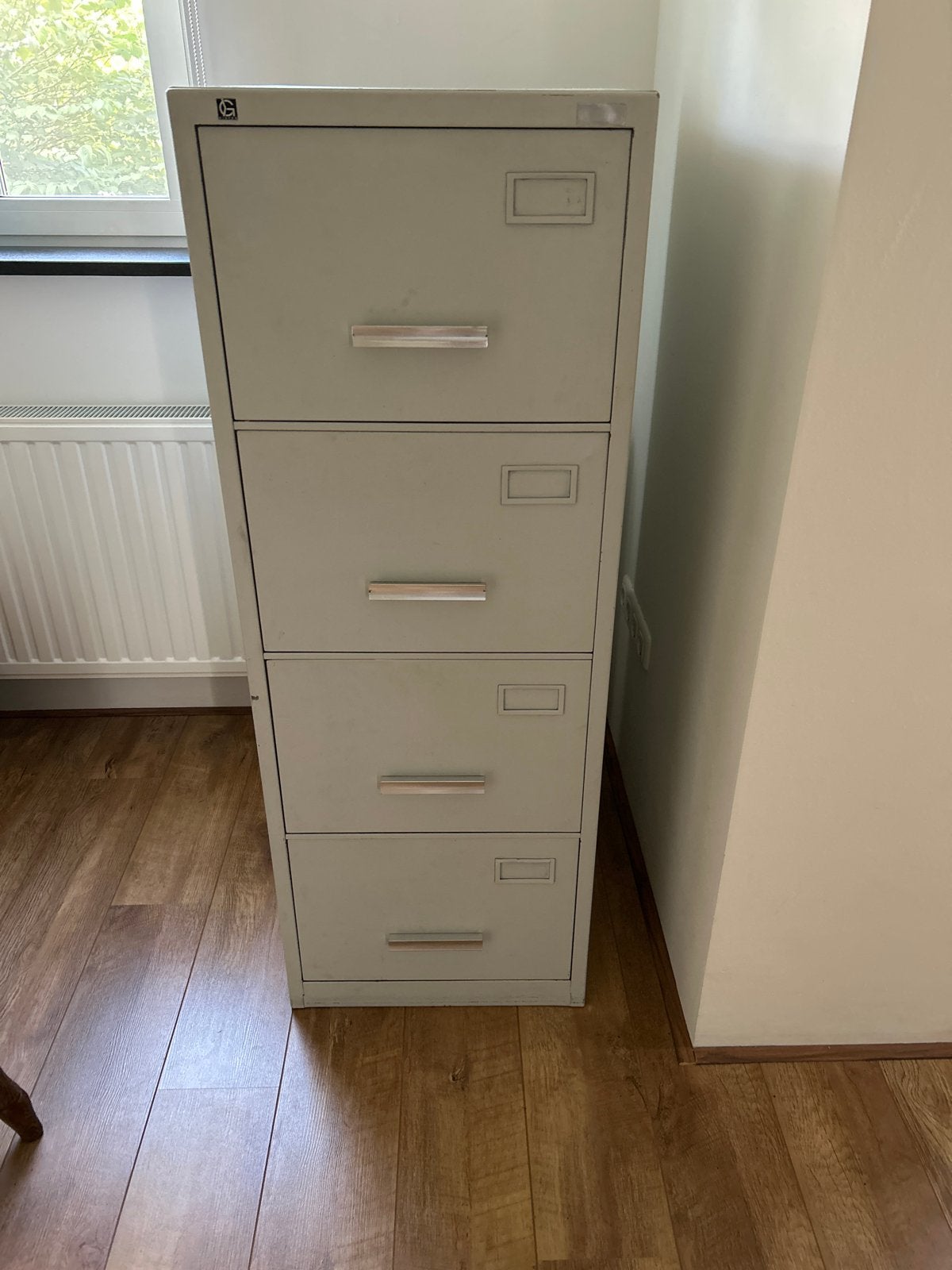 Metalen archiefkast met 4 laden, Ophalen, Gebruikt