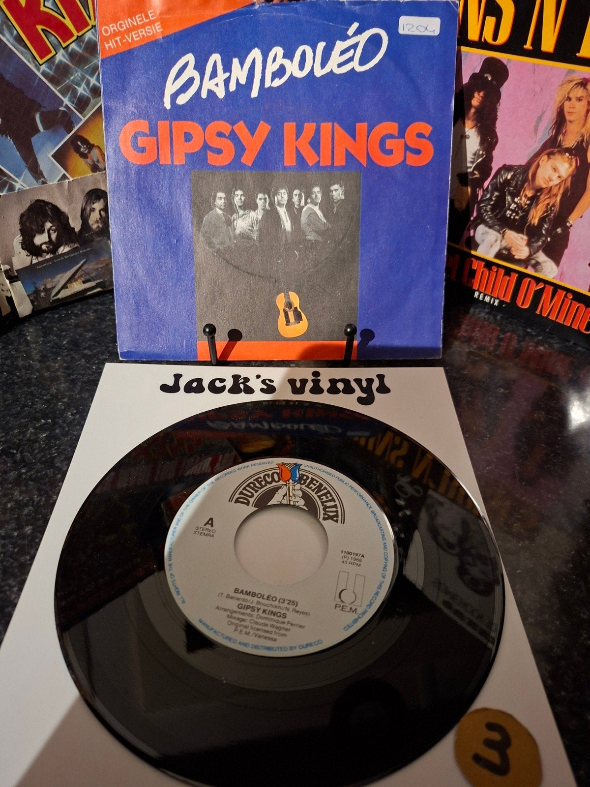 Gipsy Kings - Bamboleo (Originele Hit-versie) 7 inch 1988, 7 inch, Ophalen of Verzenden, Overige typen, Fotohoes