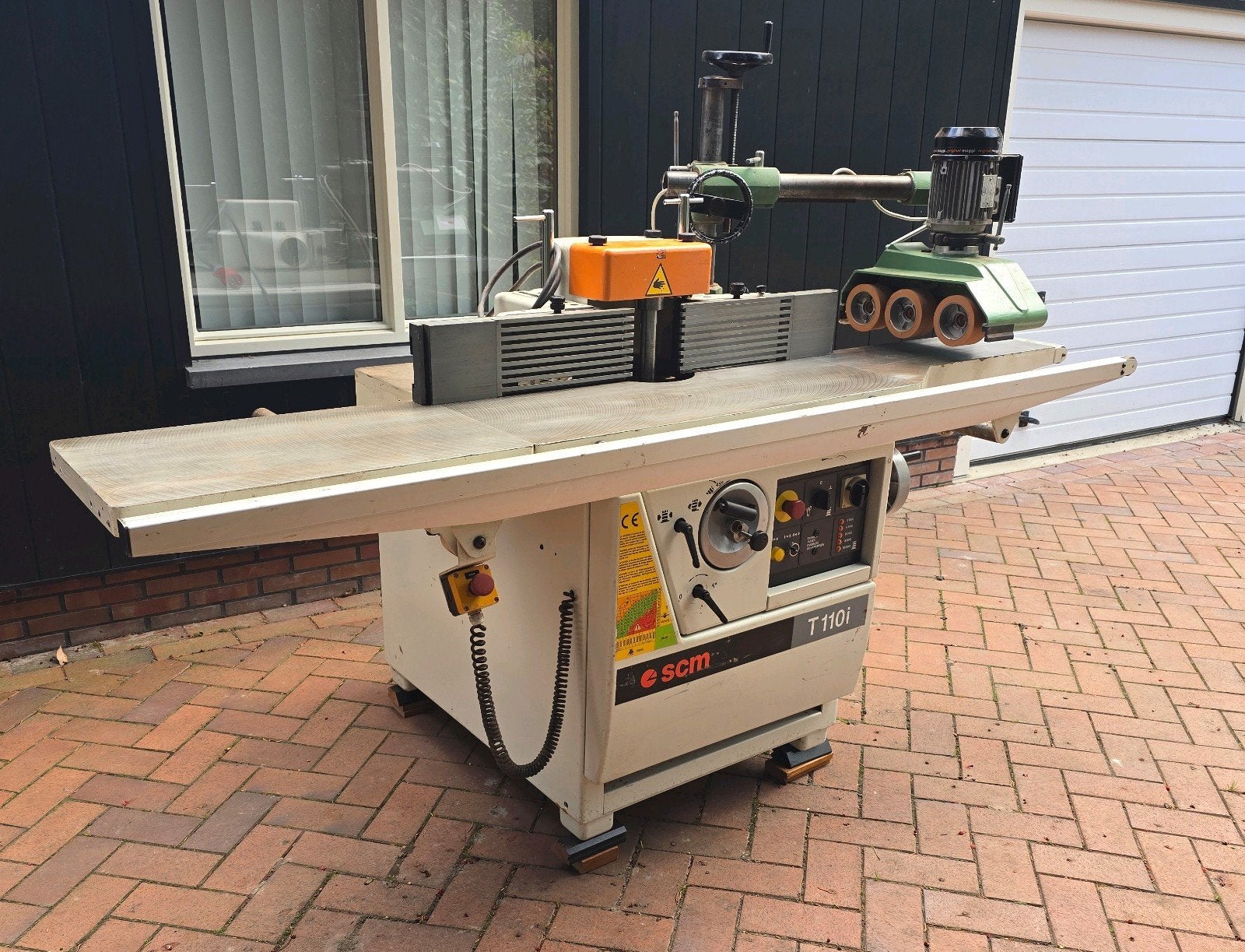 scm t110i freesmachine kantelbare as, Ophalen