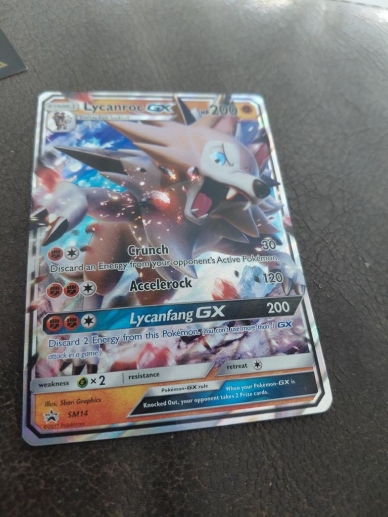 Lycanroc GX Pokémon Kaart SM14 - Zo goed als nieuw, Ophalen, Zo goed als nieuw, Losse kaart