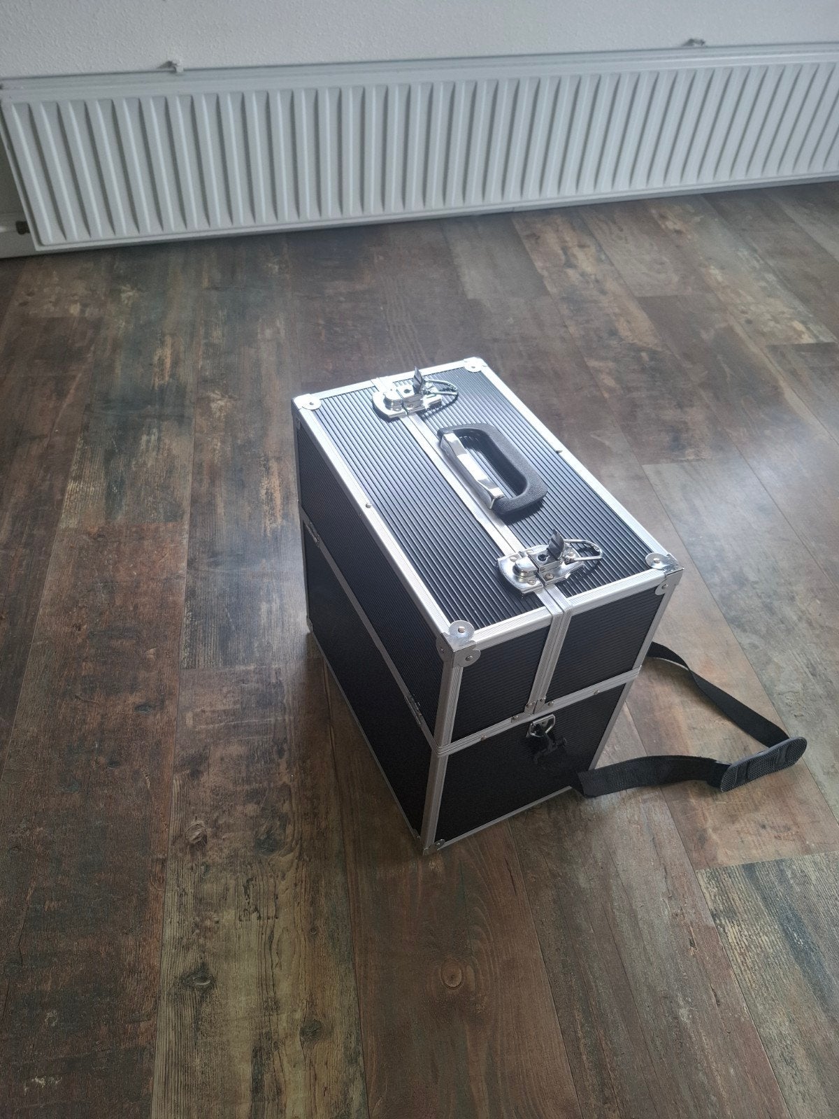 beautycase groot, Sieraden, Tassen en Uiterlijk, Beautycases, Ophalen, Zwart, Zo goed als nieuw, Met slot