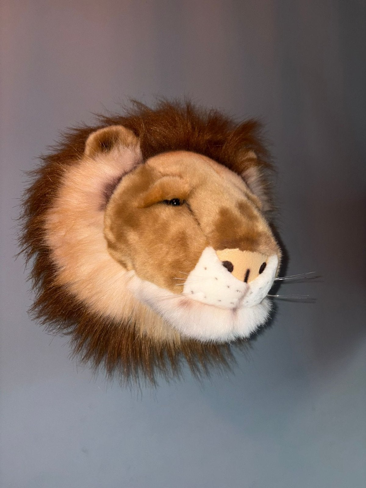 2 wild & soft pluche dierenkoppen, Ophalen of Verzenden, Zo goed als nieuw