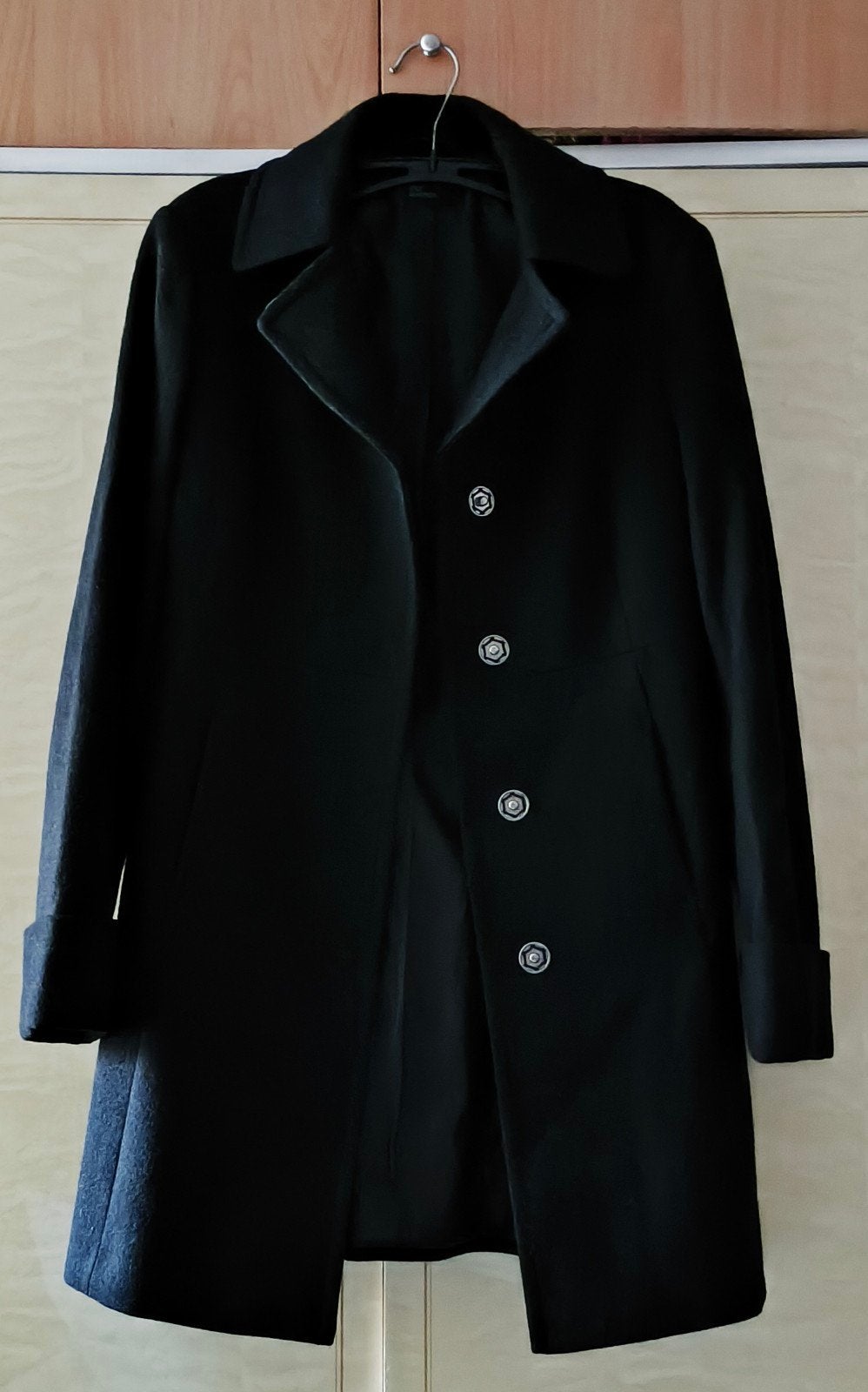 Zwarte winterjas Stile Benetton, Kleding | Dames, Ophalen, Benetton, Zwart, Maat 42/44 (L)