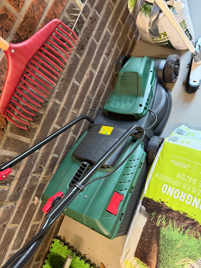 Parkside Grasmaaier - 2x gebruikt!!!, Tuin en Terras, Ophalen, Cirkelmaaier, Gebruikt, Elektrische grasmaaier