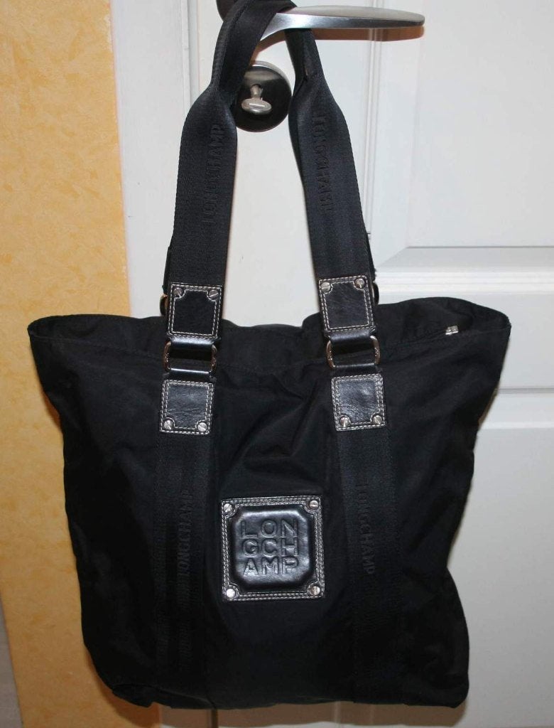 Longchamp, schoudertas/shopper in TOP staat, Sieraden, Tassen en Uiterlijk, Ophalen of Verzenden, Gebruikt, Zwart, Shopper