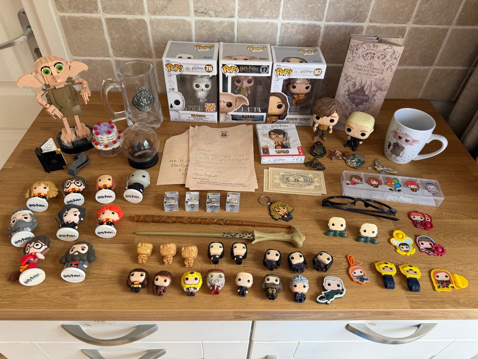 Grote Harry Potter Verzameling - Alles in één koop!, Verzamelen, Harry Potter, Ophalen of Verzenden, Zo goed als nieuw, Actiefiguurtje