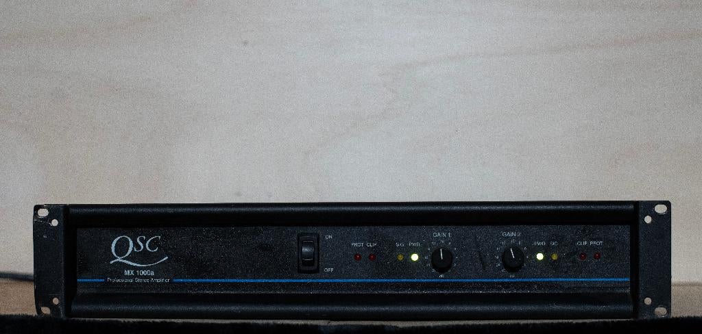 EV SX80 + QSCMX1000A, Audio, Tv en Foto, Versterkers en Receivers, Gebruikt, Stereo, 120 watt of meer, Overige merken, Ophalen of Verzenden