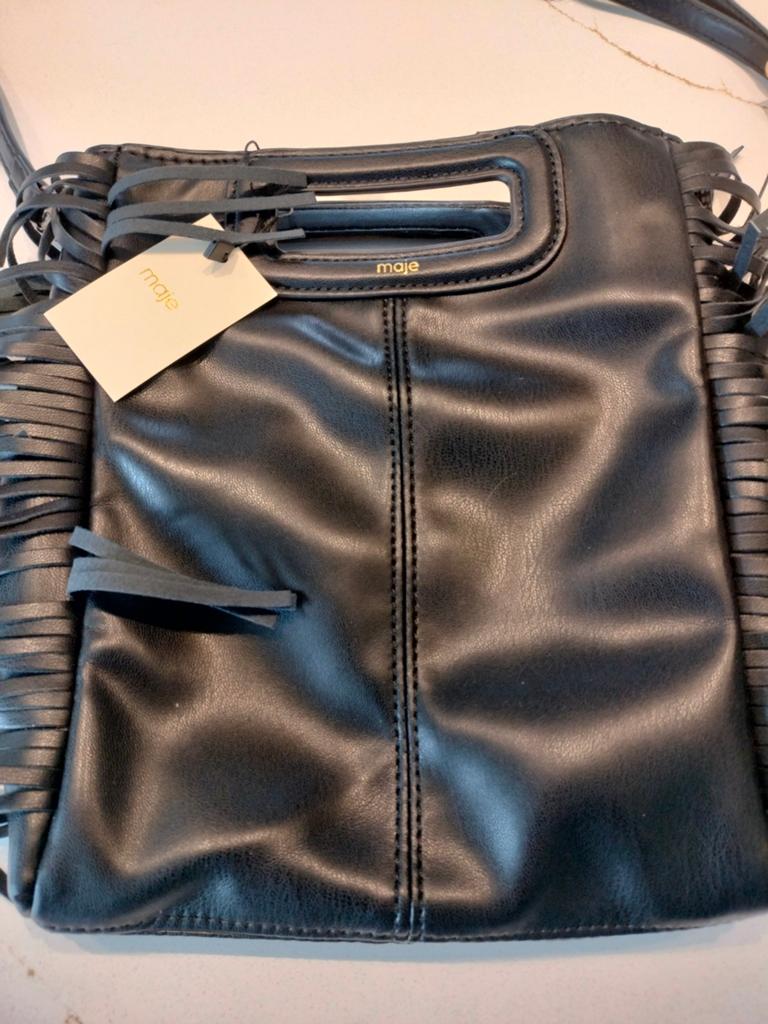 Maje tas, Sieraden, Tassen en Uiterlijk, Tassen | Damestassen, Ophalen of Verzenden, Nieuw, Zwart, Handtas