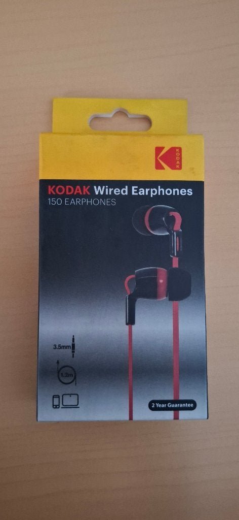 Kodak 150 Wired Earphones - 3.5mm AUX Jack (Nieuw)