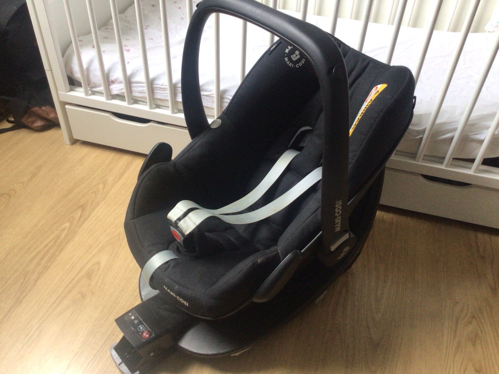Maxi-Cosi FamilyFix3 i-Size autostoel met base, Ophalen, 0 t/m 18 kg, Verstelbare rugleuning, Zo goed als nieuw
