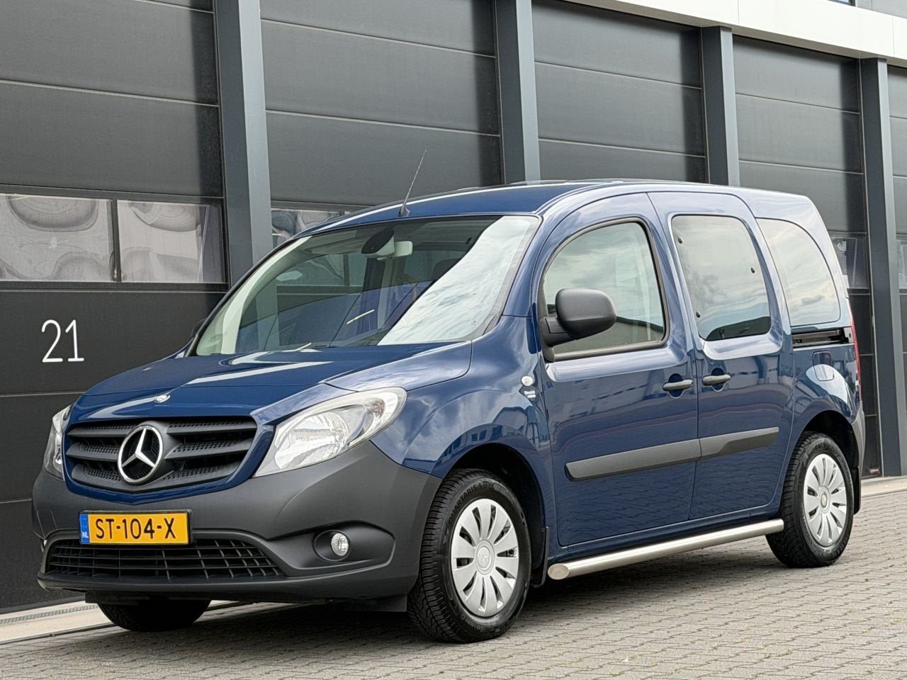 Mercedes-Benz Citan 108 CDI Clima 5-PERS EURO-6 (bj 2018), Electronic Stability Program (ESP), Blauw, Bedrijf, Onderhoudsboekje