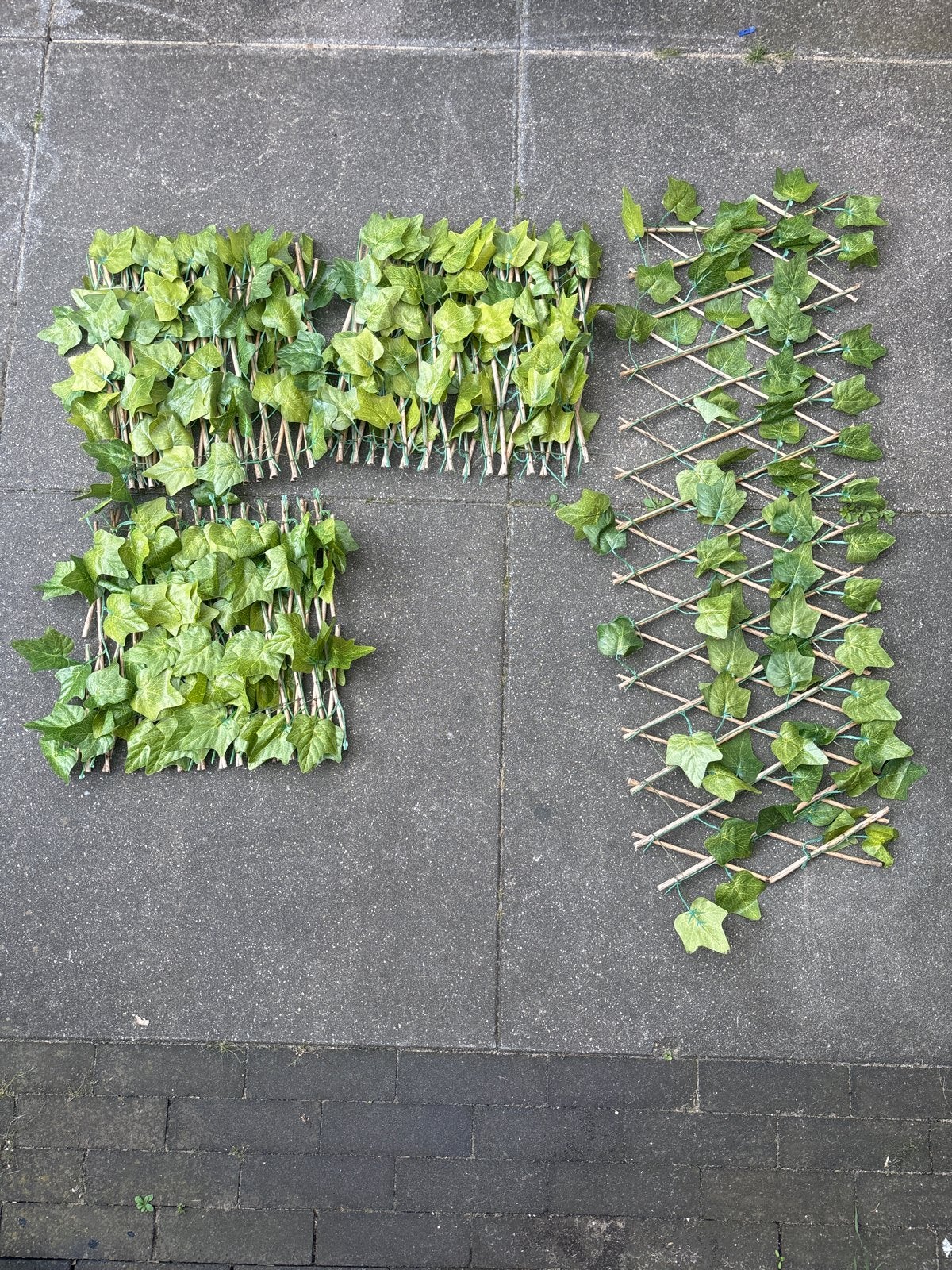 Kunst Klimop Schutting - Decoratieve Tuinafscheiding, Kunststof, Gebruikt, Minder dan 100 cm, Ophalen of Verzenden