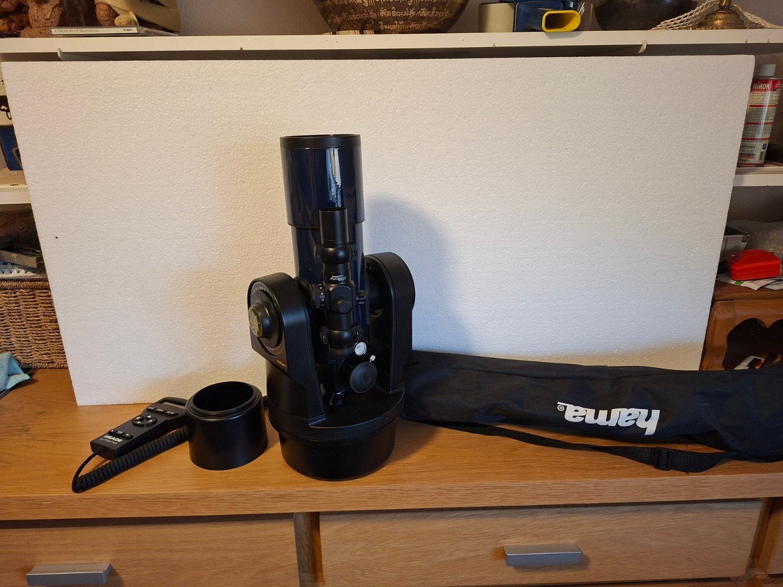 Meade ETX-70 Telescoop met Autostar en accessoires, Ophalen of Verzenden, Zo goed als nieuw, Minder dan 80 mm, Lenzentelescoop (refractor)