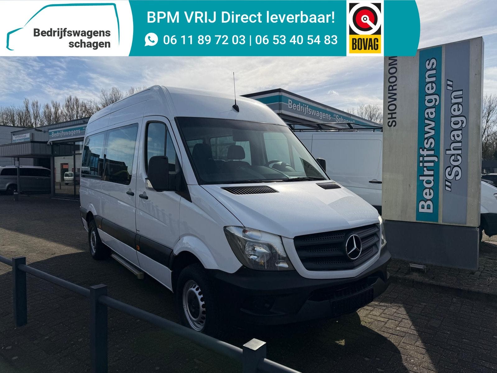 Mercedes-Benz Sprinter 314 CDI L2H2 E6 Rolstoelbus | 9 Perso, 13 km/l, Gebruikt, Electronic Stability Program (ESP), Wit