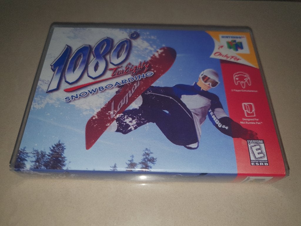 1080 Snowboarding N64 Game Case, Verzenden, 1 speler, Zo goed als nieuw, Vanaf 3 jaar