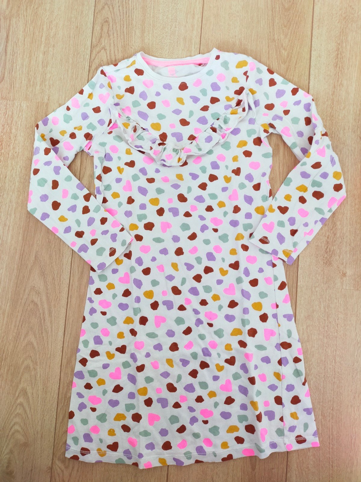 Zgan! Mooi gekleurd nachthemd van Hema. Mt 122/128, Kinderen en Baby's, Kinderkleding | Maat 122, Meisje, Ophalen of Verzenden