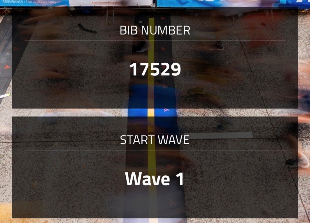 Startbewijs halve marathon Eindhoven, Overige typen, Nieuw, Hardlopen, Ophalen