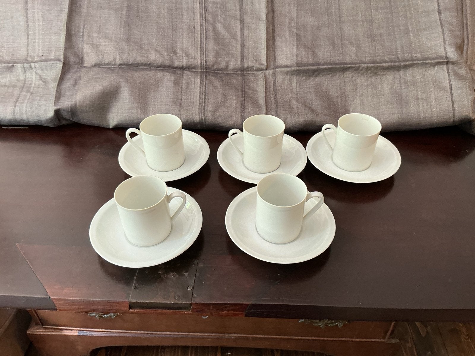 Set van 5 Arzberg Germany espresso kopjes met schotels, Ophalen of Verzenden