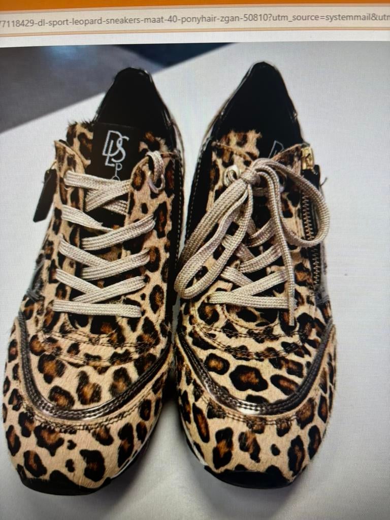 DL Sport leopard sneakers maat 40, Kleding | Dames, Schoenen, Overige kleuren, Ophalen of Verzenden, Sneakers of Gympen, Zo goed als nieuw