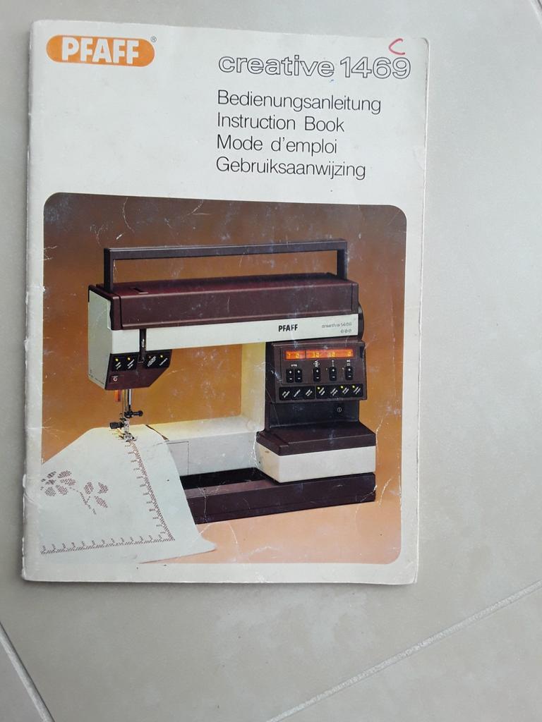 Handleiding pfaff naaimachine 1469, Ophalen of Verzenden, Gebruikt