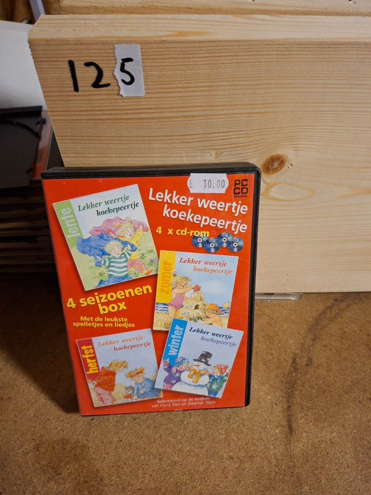 Lekker Weertje Koekepeertje 4 Seizoenen Box PC CD-ROM, Ophalen of Verzenden
