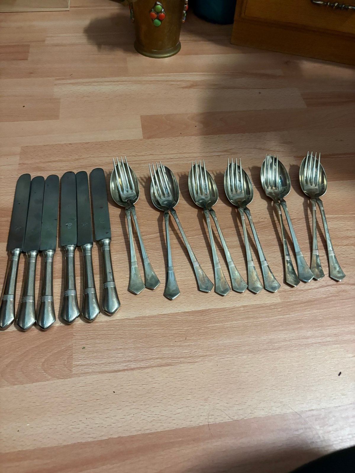 Vintage extra groot Wellner + olifant merk set, Antiek en Kunst, Ophalen of Verzenden