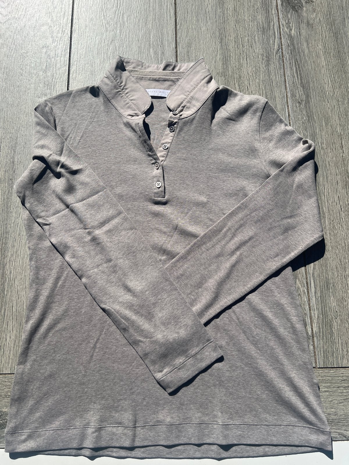 Fabiana Filippi Lange Mouw Polo - Maat 42/XL, Kleding | Dames, Maat 42/44 (L), Ophalen of Verzenden, Zo goed als nieuw, Lange mouw