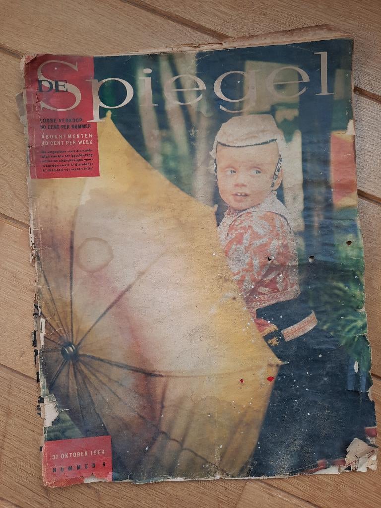 De Spiegel - 31 oktober 1964 - nummer 5, Antiek en Kunst, Ophalen of Verzenden