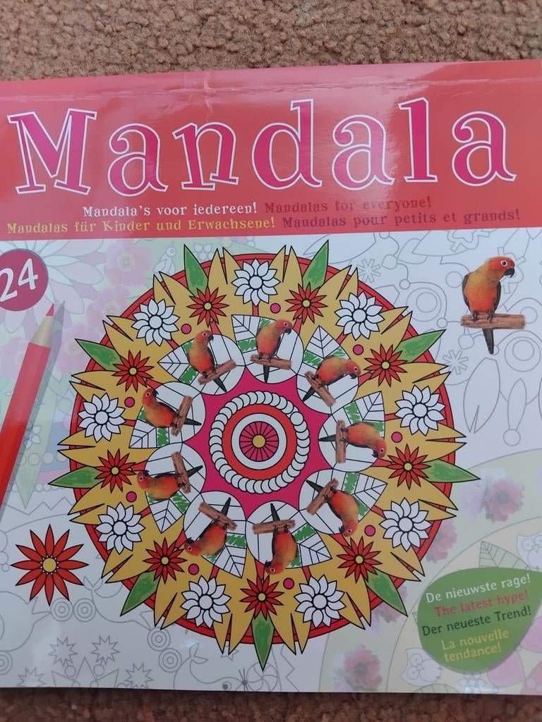 Mandala kleurboekje - 24 mandala's voor iedereen!, Ophalen of Verzenden, Nieuw, Onbekend