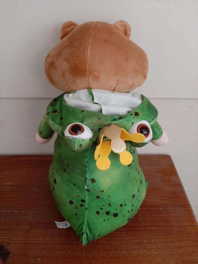 AH hamster knuffel efteling kikker prins 30cm, Ophalen of Verzenden, Nieuw, Kikker
