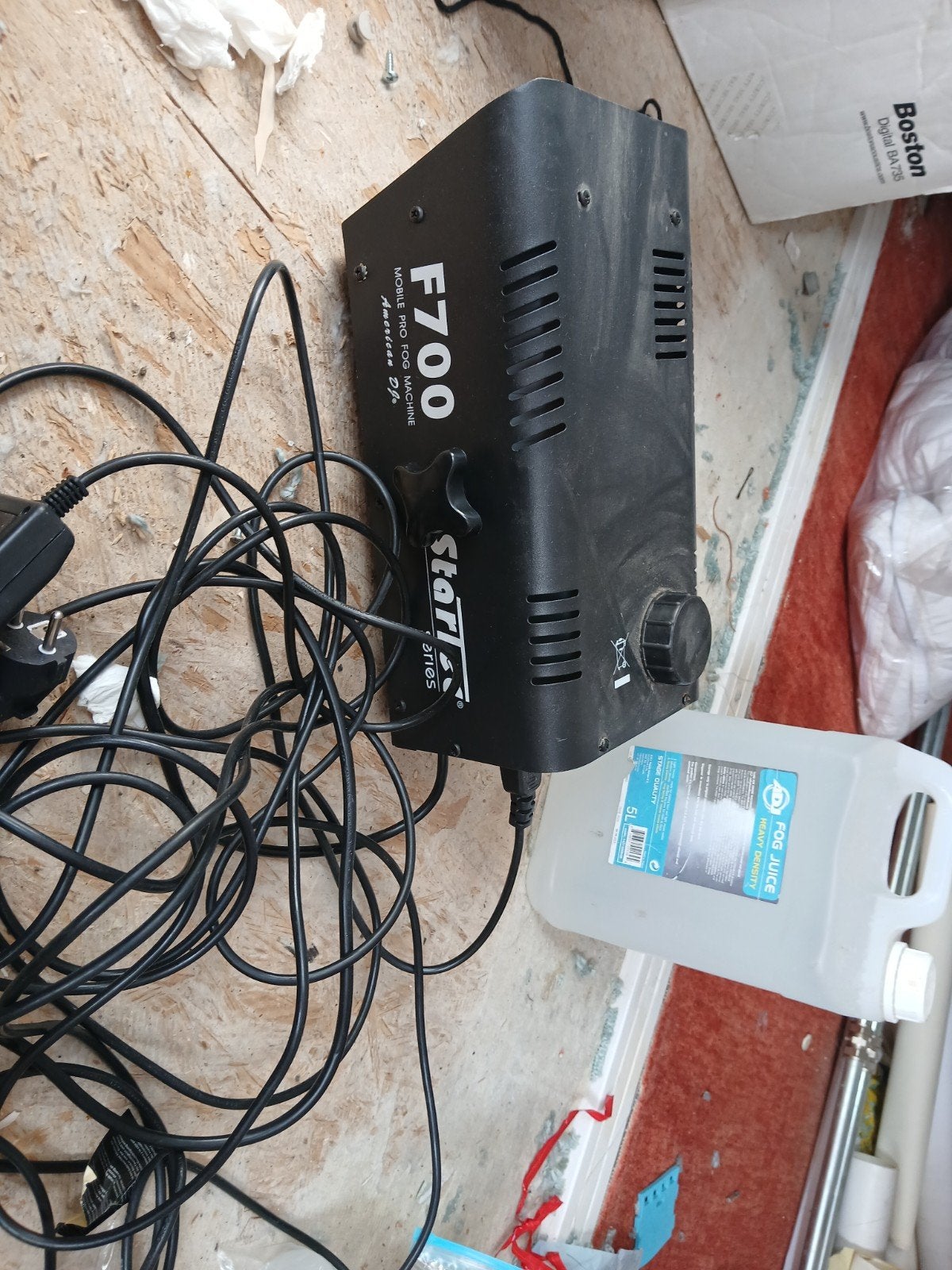 Rookmachine F700 met vloeistof en reiniger, Ophalen of Verzenden, Overige