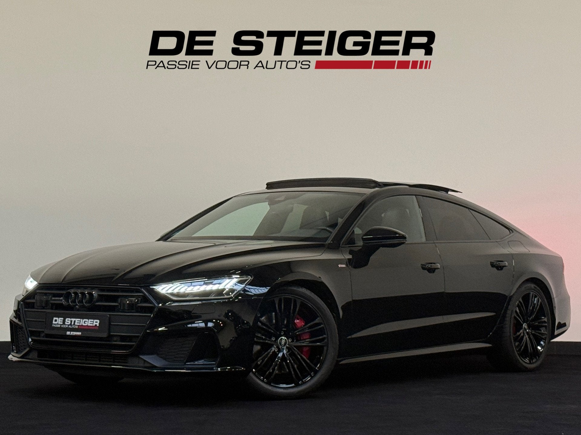 Audi A7 Sportback 55 TFSI e quattro S7 Competition S line Pa, Auto's, Dealer onderhouden, Gebruikt, Zwart, Zwart