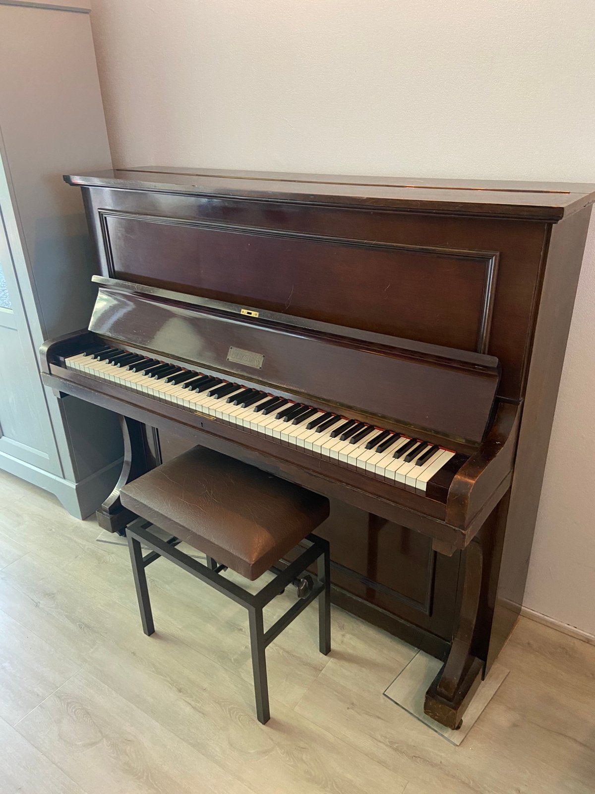 Piano, Ophalen, Gebruikt, Bruin, Piano