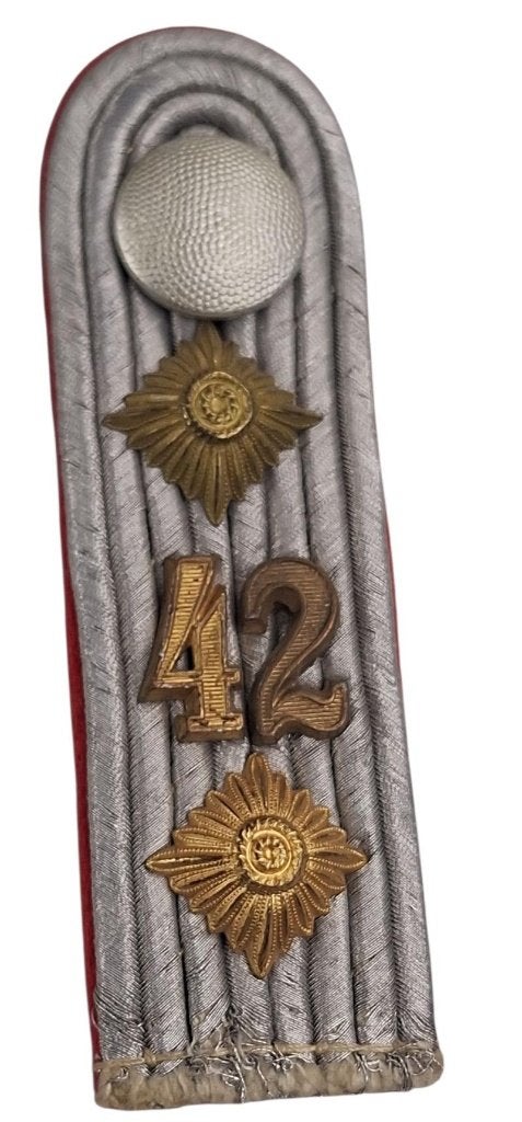 wehrmacht Artillerie-Regiment 42 shoulder board, Ophalen of Verzenden, Duitsland, Foto of Poster