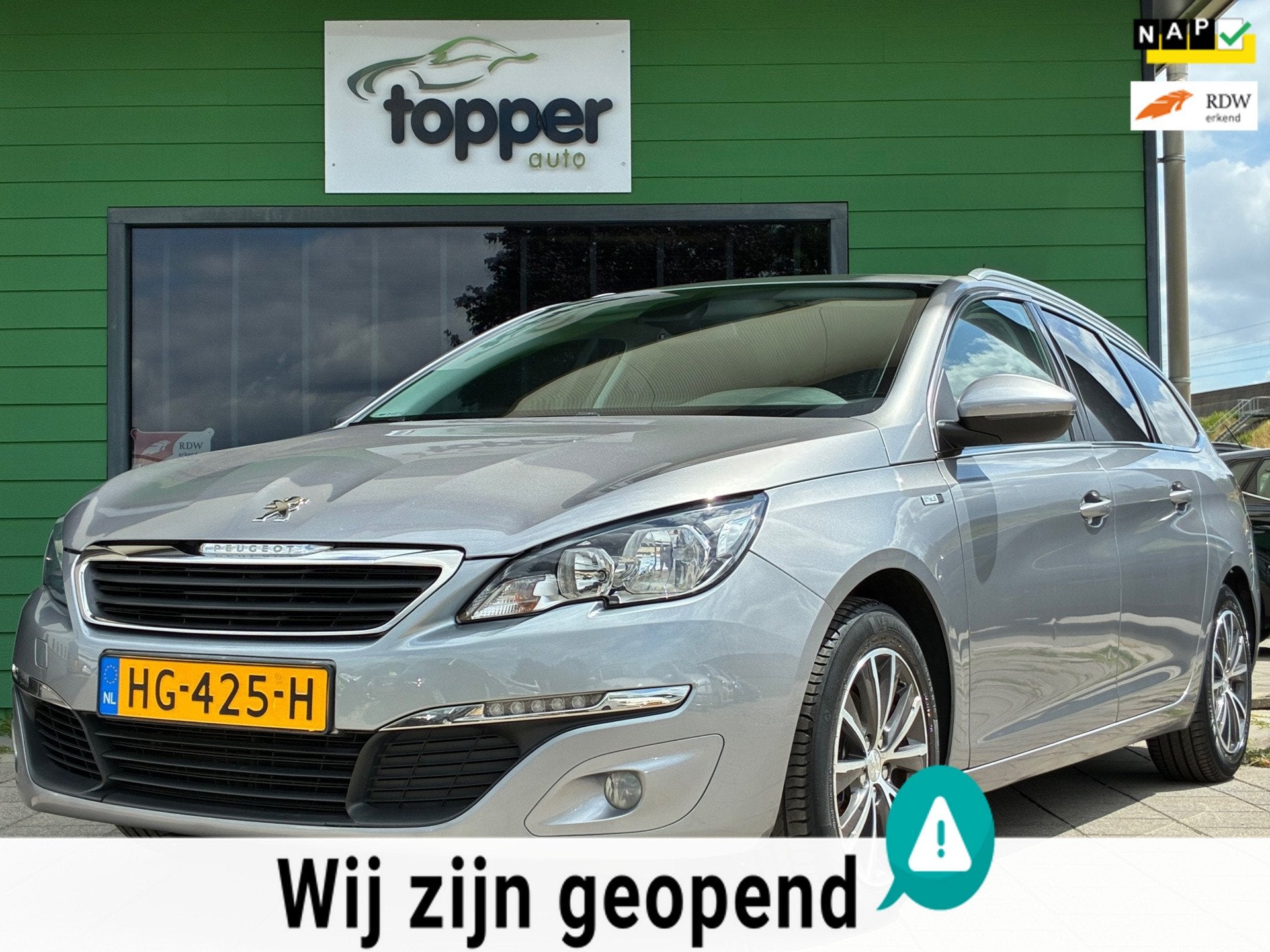 Peugeot 308 SW 1.2 PureTech Style|2e Eigenaar|D-riem v.v.|Na, Voorwielaandrijving, Gebruikt, Euro 6, 1199 cc