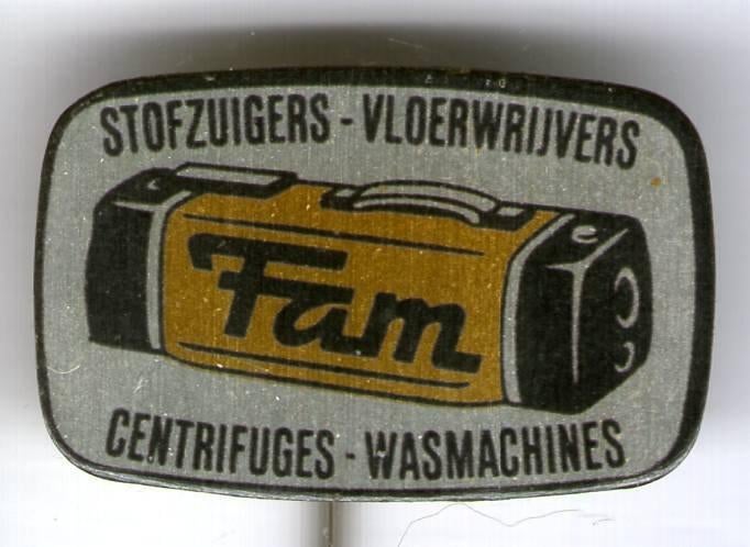 FAM slede stofzuiger blik speldje ( W_439 ), Verzenden, Zo goed als nieuw, Merk, Speldje of Pin